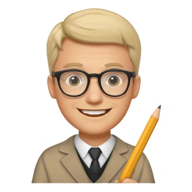 Sticker “male teacher planning day” sticker