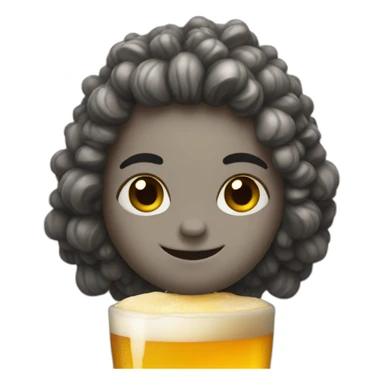 Bumble-beer sticker