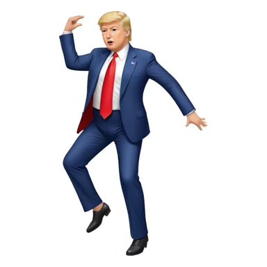 trump dancing sticker