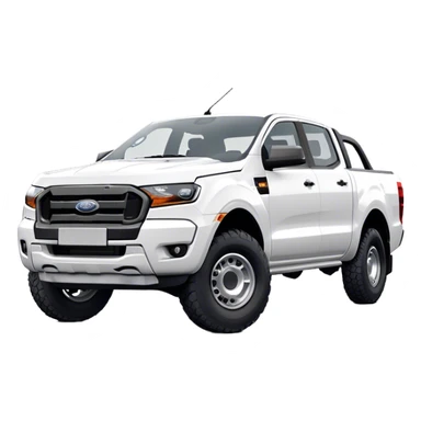 Ford Ranger - Ford (Model Year: 2024) (Iconic colour: White) sticker