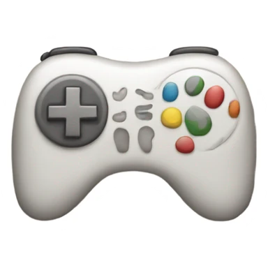 Dog playing video game sticker