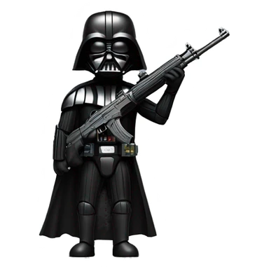 Darthvader with ak-47 sticker