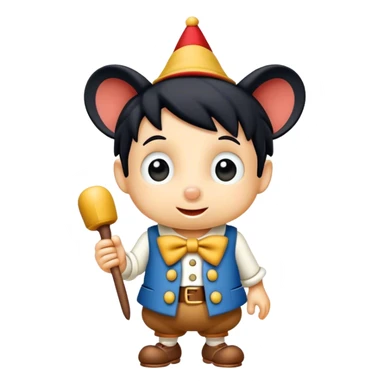 Figaro Pinocchio sticker