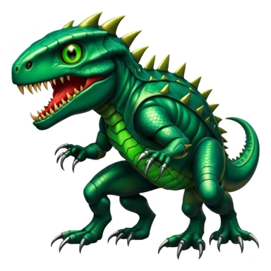 horror bionic reptile monster sticker