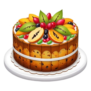Sliced Fruit cake  sticker