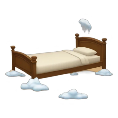 falling from bed sticker