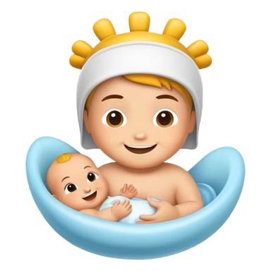 Roblox icon with a baby sticker