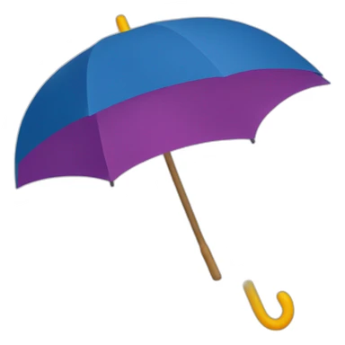 Paraguas colores logo sticker