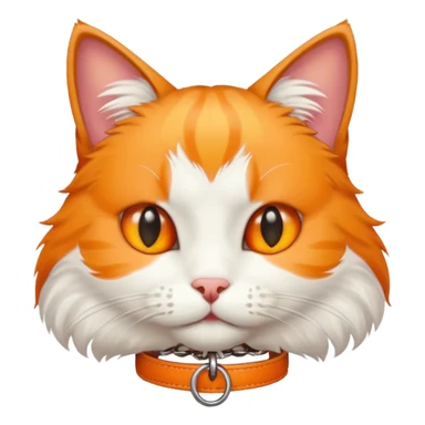 Cat with tag collar sticker