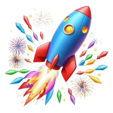 firework rocket sticker
