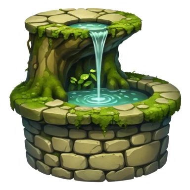 Magic well sticker