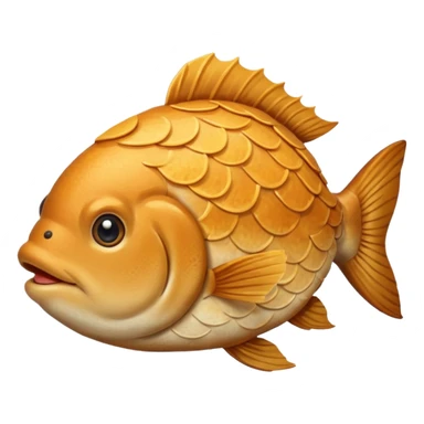 Fish-shaped bun sticker
