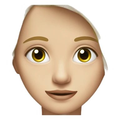 rubia, ojos verdes, con movimiento y chubi  sticker