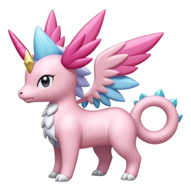 Diancie-Palkia-Aurorus-aesthetic-fusion sticker