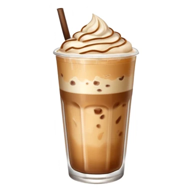 Iced latte (without foam) sticker