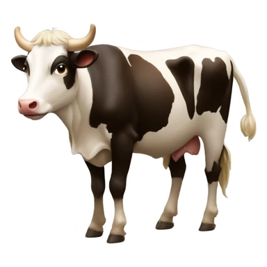 Macron sur la vache  sticker