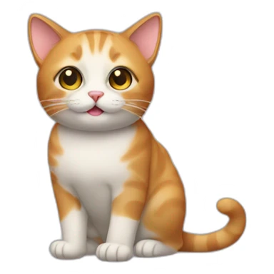cat boina sticker