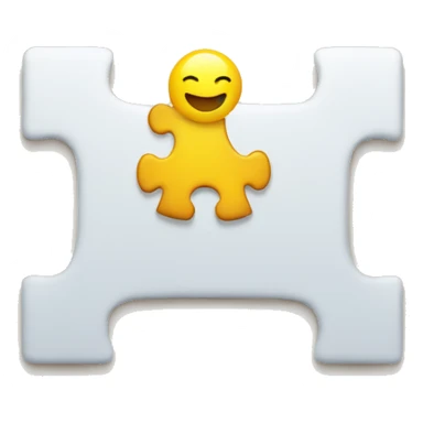 A puzzle pieces being put together  sticker