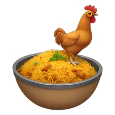 biryani chicken sticker
