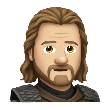 Game of thrones ned stark kılıçla savaşıyor sticker