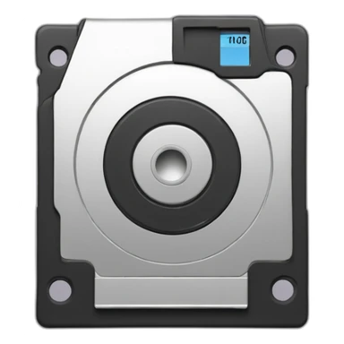 floppy disk pumping iron sticker