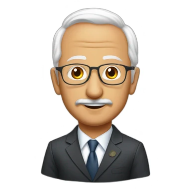 kemal kilicdaroglu with roasted chickpea head sticker