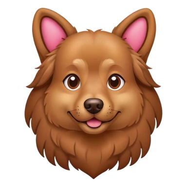 Dog with hearts  sticker