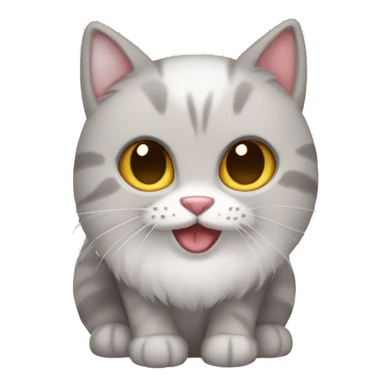 kitty con peluche sticker