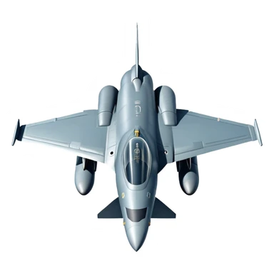 Fighter jet upside down  sticker