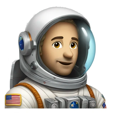 astronauta na lua  sticker