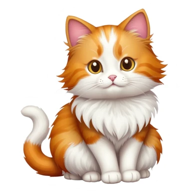 Cat with a booty sticker