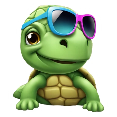 Turtle dad with too much cash  sticker