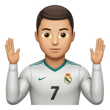 Cristiano Ronaldo football emojis sticker