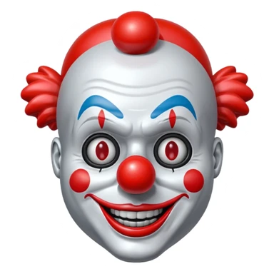 iron mike, the absurd clown ai clanker sticker