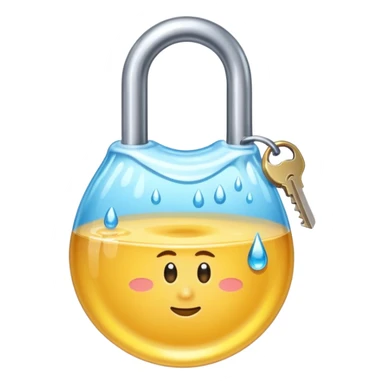 moisture WITH LOCK
 sticker