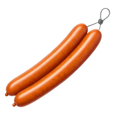 sausages on a string
Apple emoji style sticker