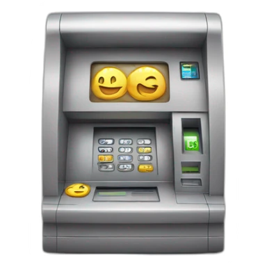 cash machine sticker