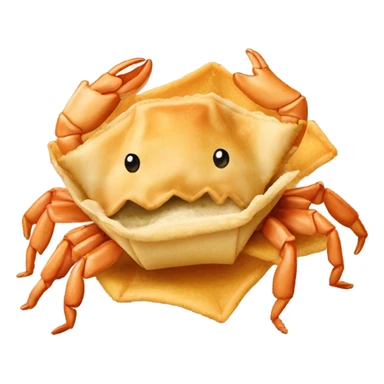 Crab rangoon sticker