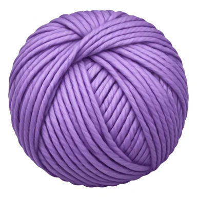 Pastel light lavender purple ball of yarn  sticker