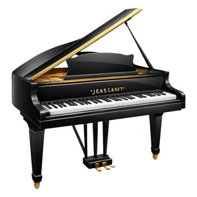 White Piano sticker