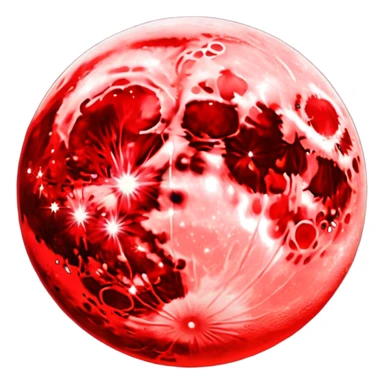 Crimson Moon sticker