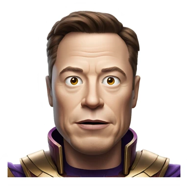 Elon Musk Thanos sticker