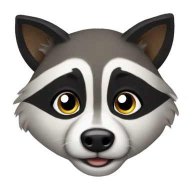 dog Raccoon sticker