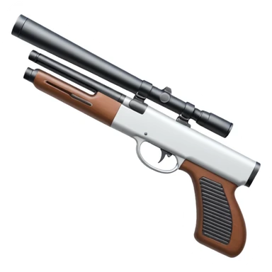 white coloured shotgun spas12 white sticker