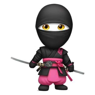 Hello kitty as a ninja sticker