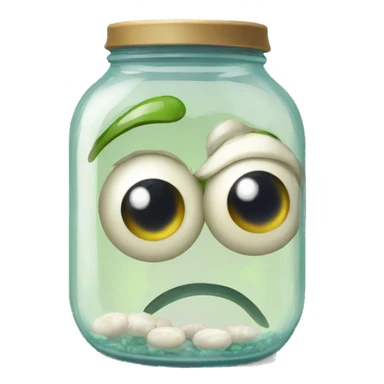 Eyeballs jar sticker