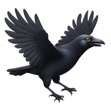 Flying Crow android sticker