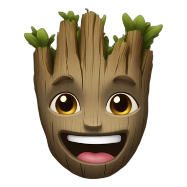 groot envoie un bisou sticker