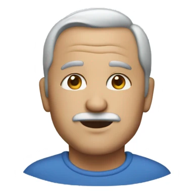 Blueprint middle aged man sticker