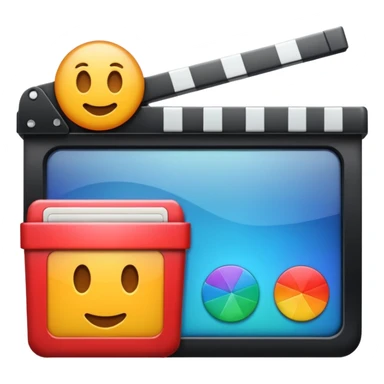 mac os icon physical film cinema sticker